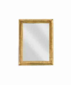 Nkuku Yadur Rectangular Mirror - Antique Brass - Small Home Accessories