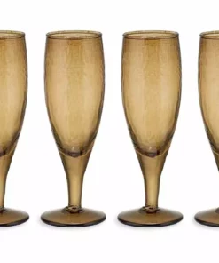 Nkuku Yala Champagne - Smoke Brown (Set Of 4)