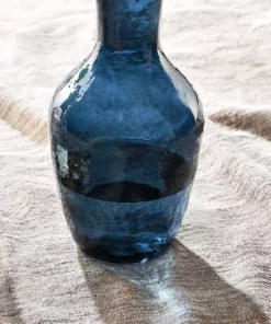 Nkuku Yala Hammered Jug - Indigo
