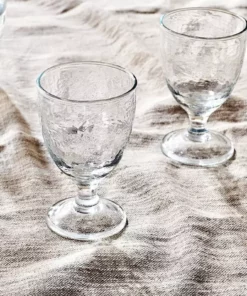 Nkuku Tableware Yala Hammered Wine Glass (Set Of 4)