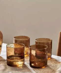 Nkuku New Arrivals Yala Tumbler - Smoke Brown (Set Of 4)