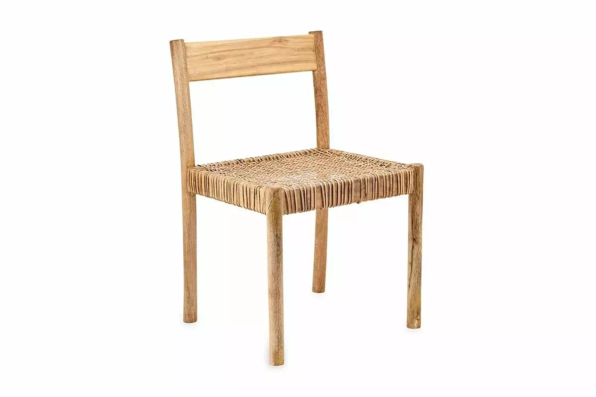 Nkuku New Arrivals Yana Mango Wood & Wicker Woven Chair 9 Nkuku New Arrivals Yana Mango Wood & Wicker Woven Chair