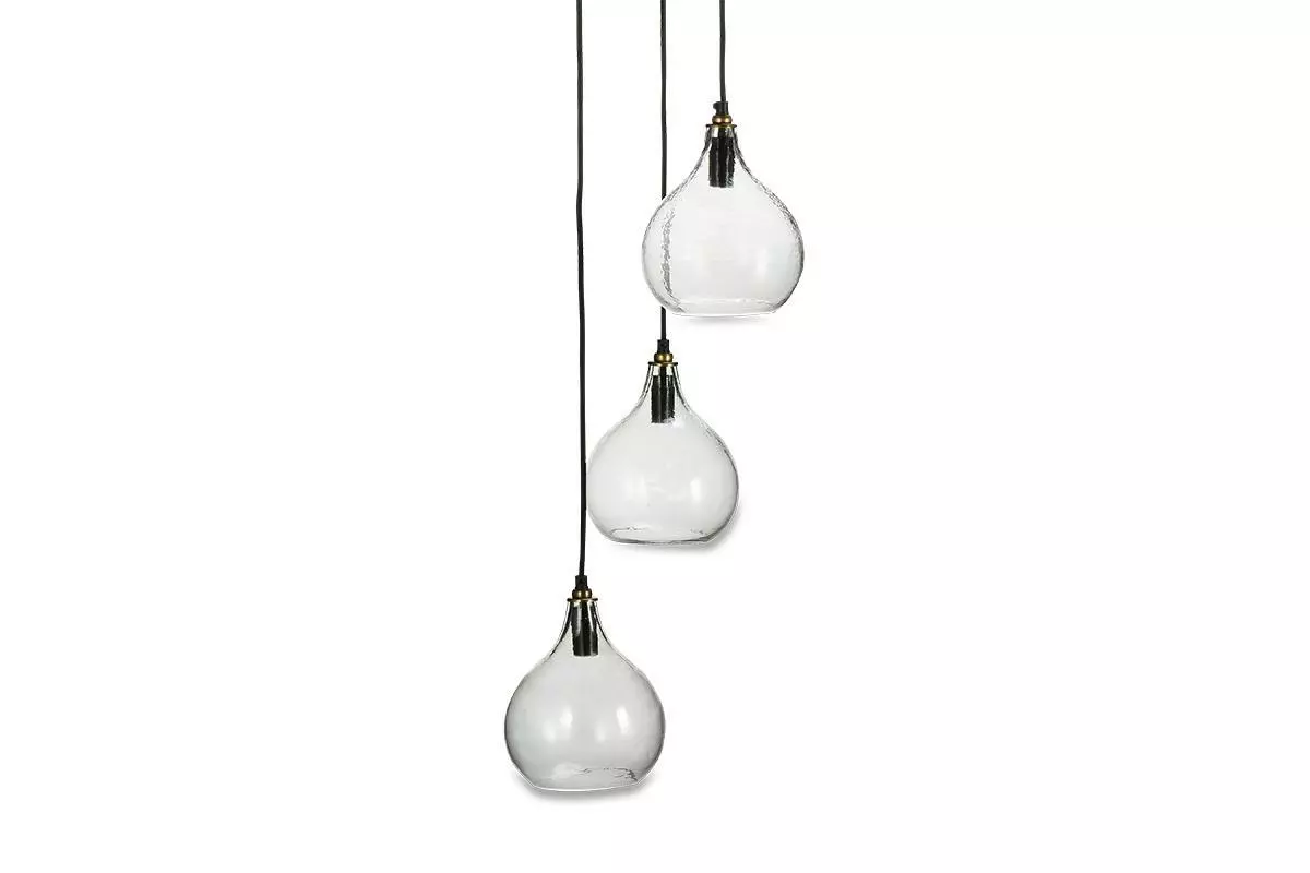 Nkuku Hallway & Bootroom Ziva Glass Cluster Pendant - Clear 6 Nkuku Hallway & Bootroom Ziva Glass Cluster Pendant - Clear