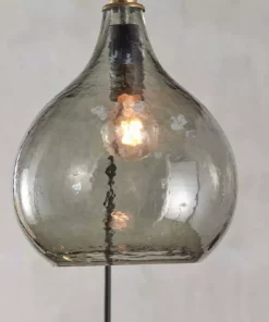 Nkuku Ziva Glass Cluster Pendant - Green Smoke Hallway & Bootroom